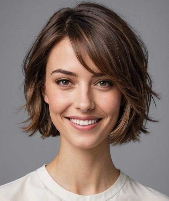 Soft Layered Jaw-Length Bob – Fresh, Feminine & Timeless