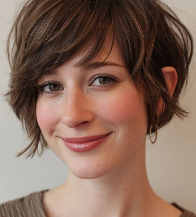 Soft Textured Pixie Bob – Playful, Feminine & Effortlessly Modern