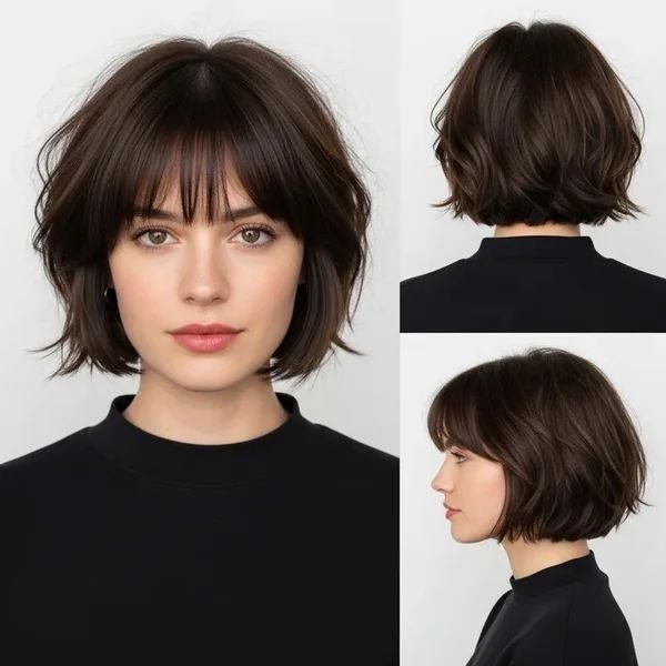 Layered Jaw-Length Bob with Soft Fringe: The Ultimate Modern Classic
