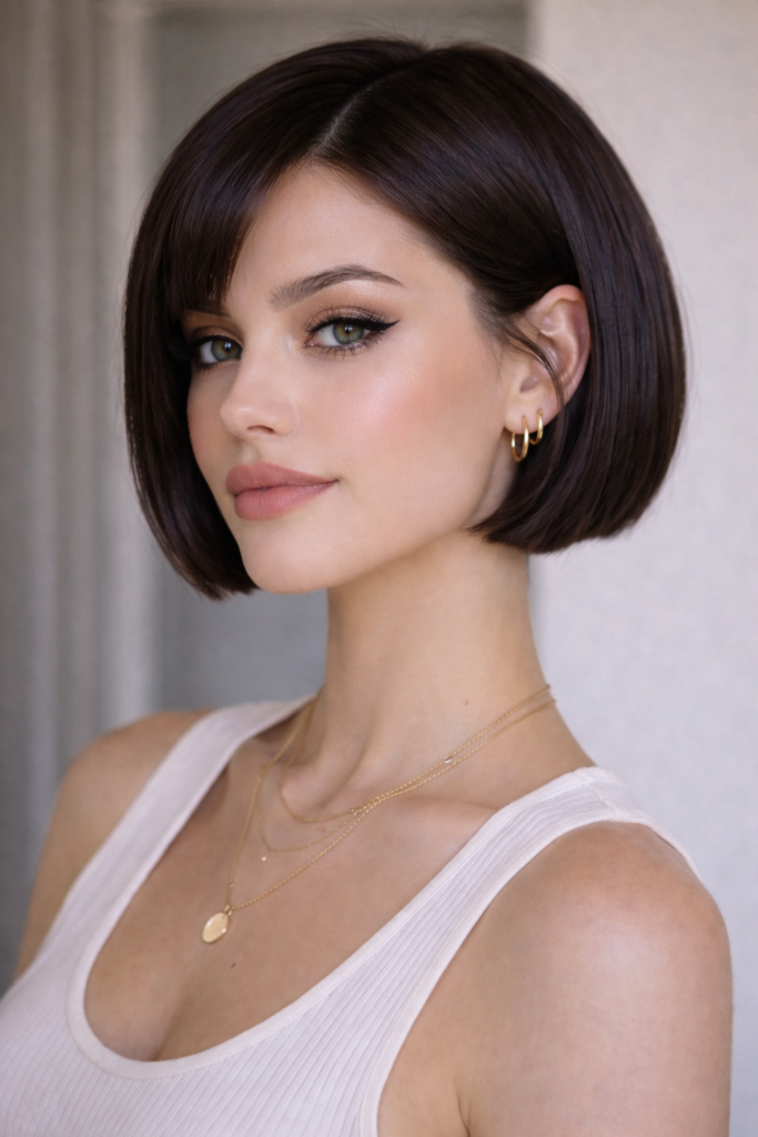 Ultra Sleek Micro Bob with Glass-Like Shine