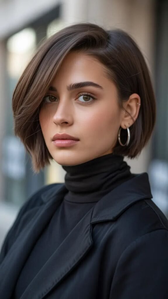 Sleek Side-Part Bob