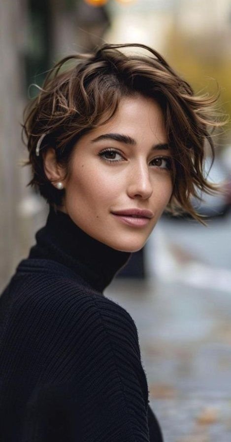 Sleek Modern Pixie Cut
