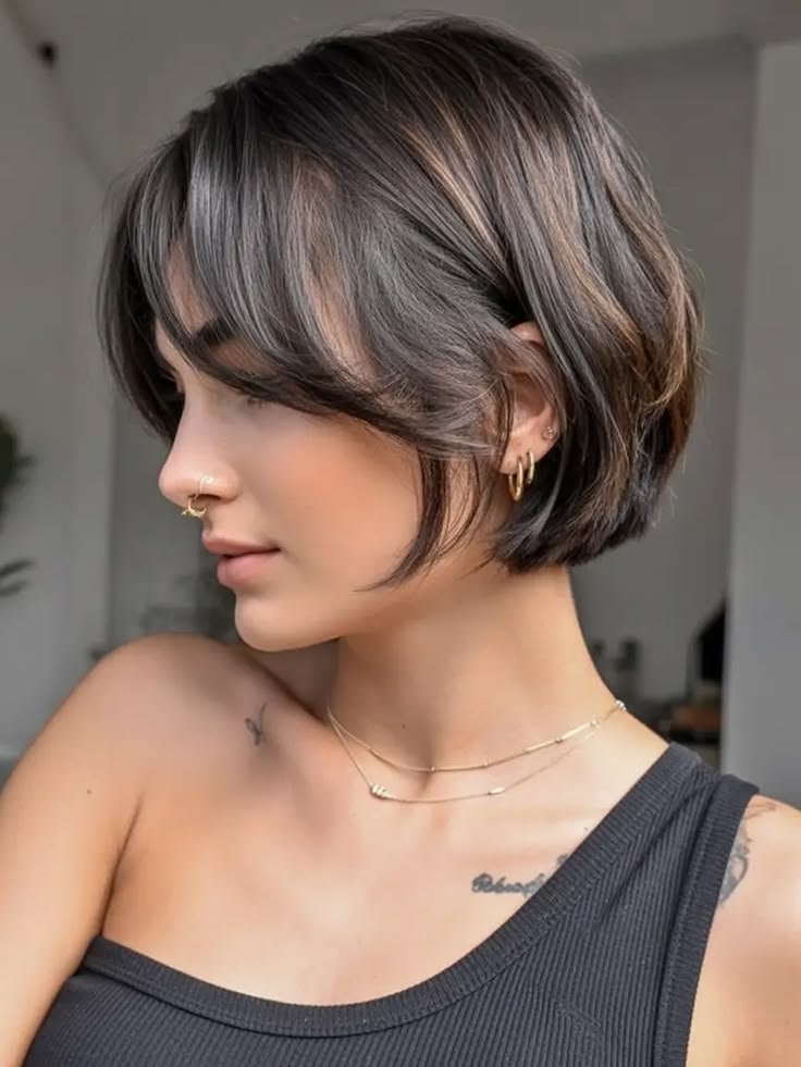 Textured Layered Bob