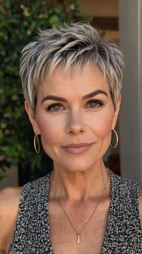 Short Blonde Layered Bob