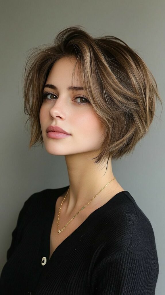 Elegant Short Layered Style

