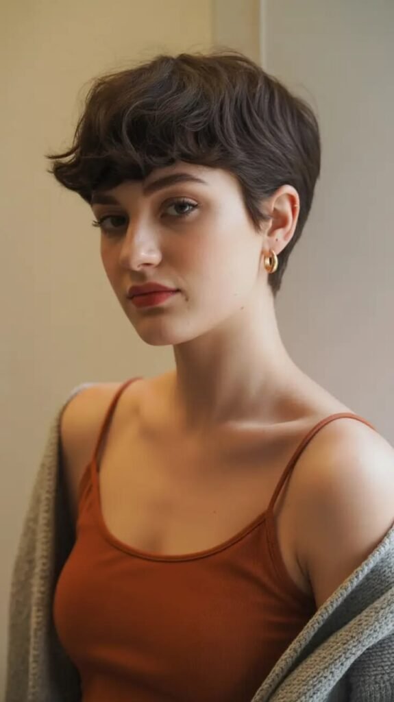 Soft Pixie with Natural Texture