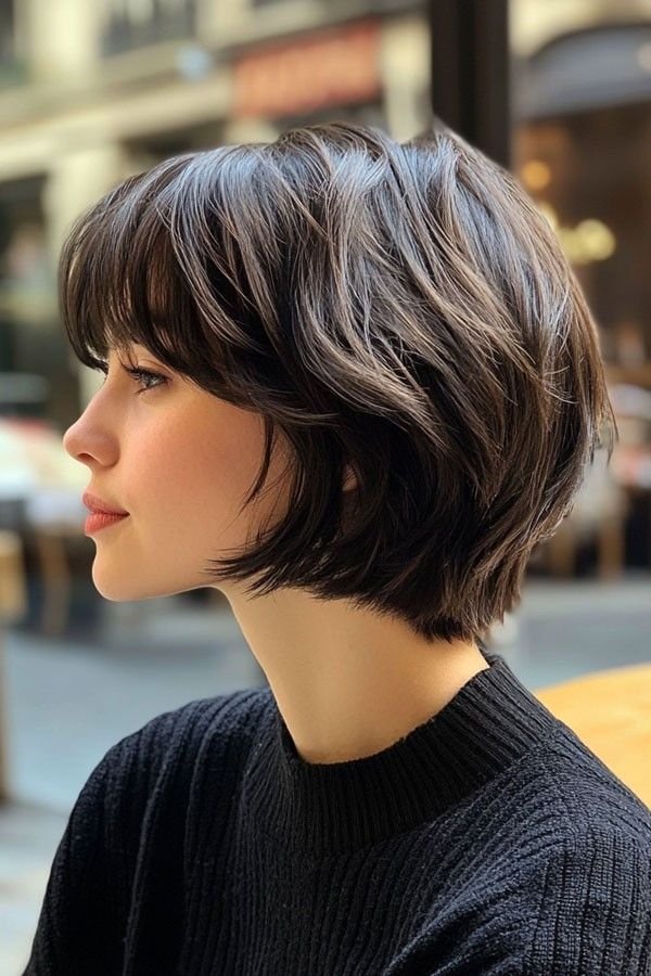 Classic Short Bob Side View