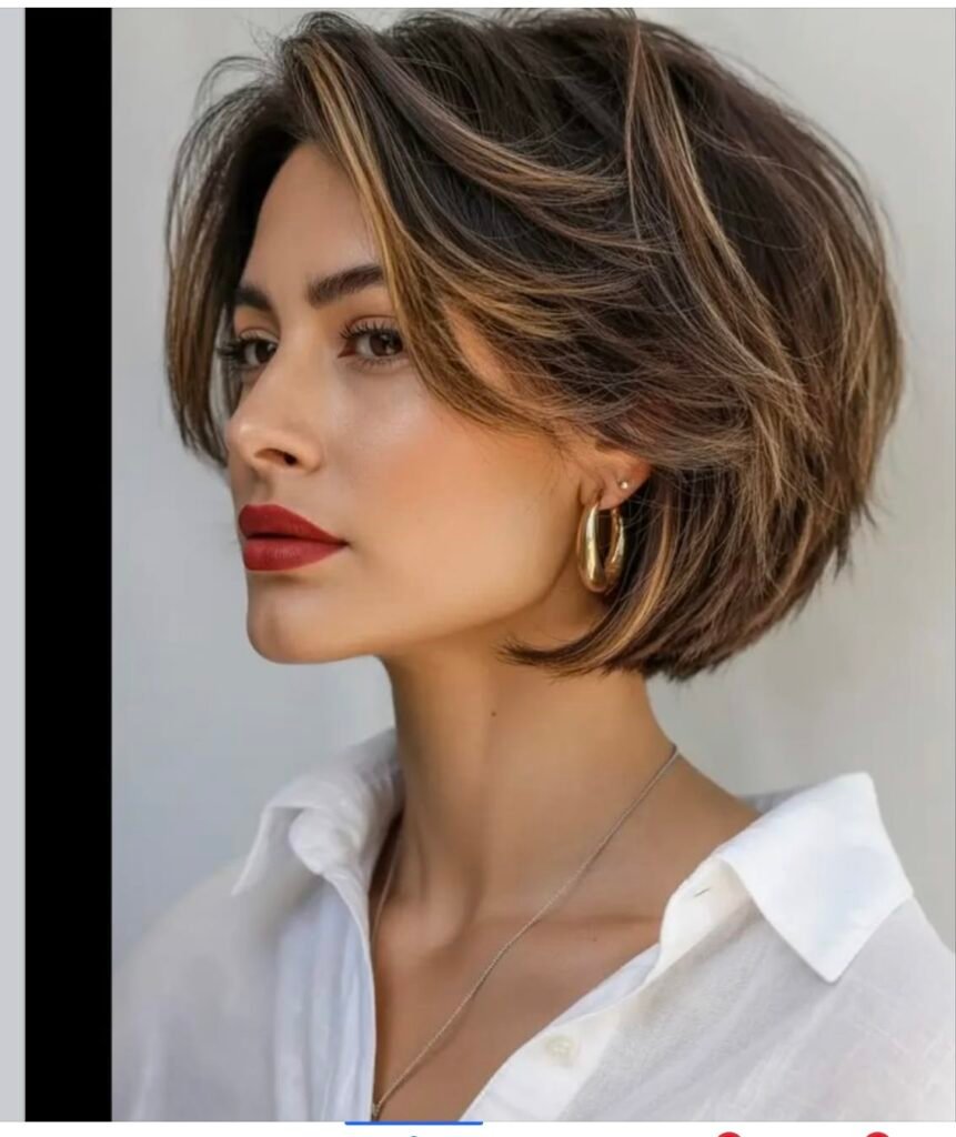 Soft Layered Short Bob