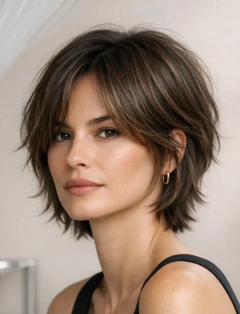 Soft Layered Short Haircut for Women