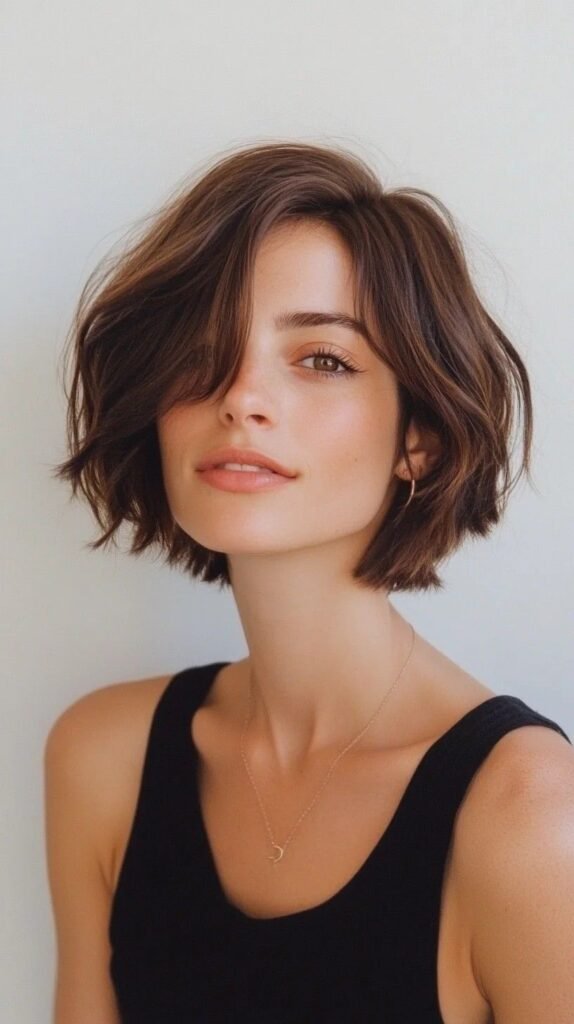 Soft Wavy Short Bob