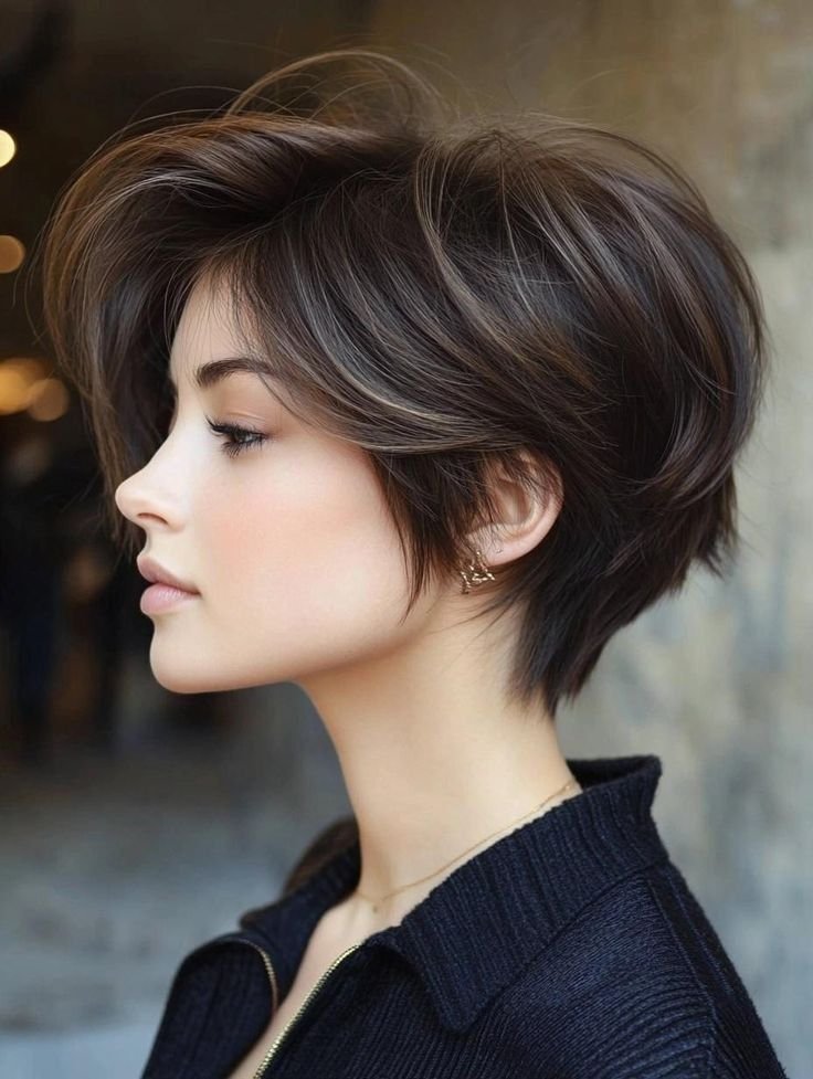 Stylish Textured Pixie Bob