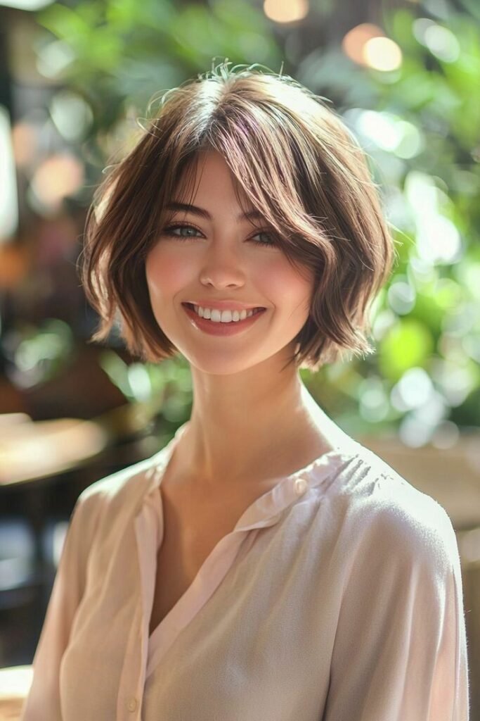 Soft Wavy Short Bob