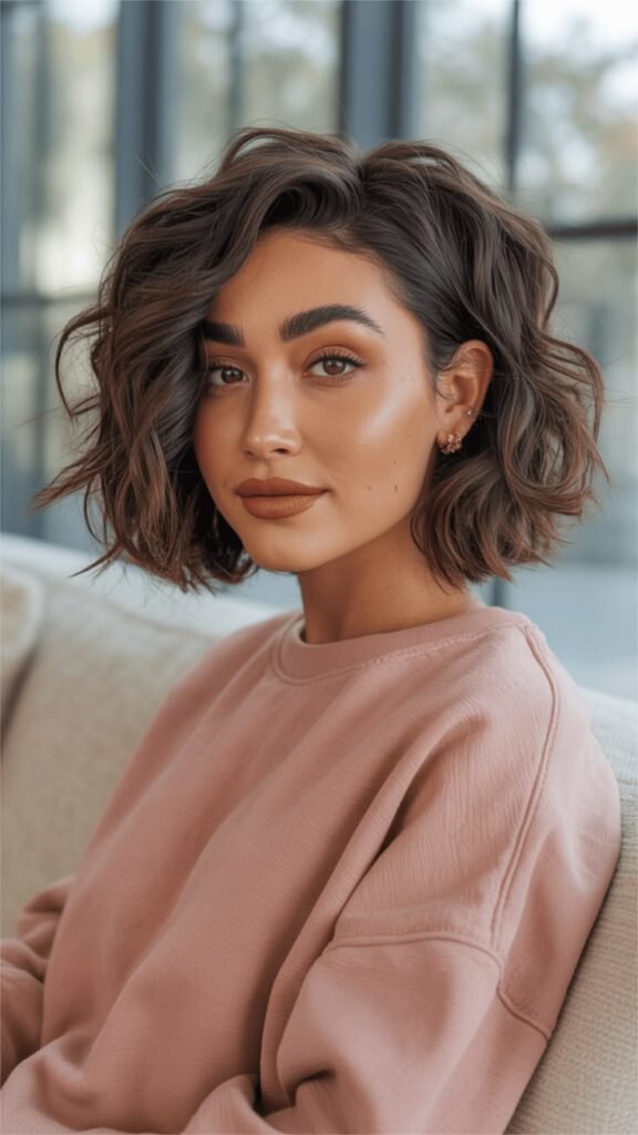 Voluminous Wavy Bob