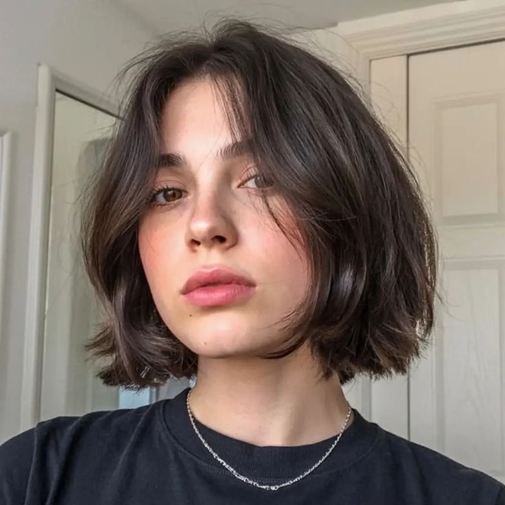 Soft Layered French Bob