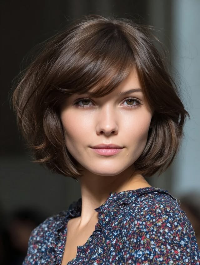 Short Textured Bob with Volume