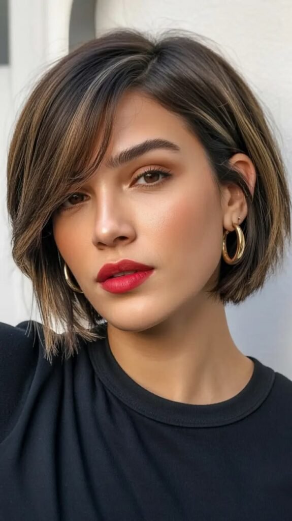 Classic Side-Part Pixie Bob
