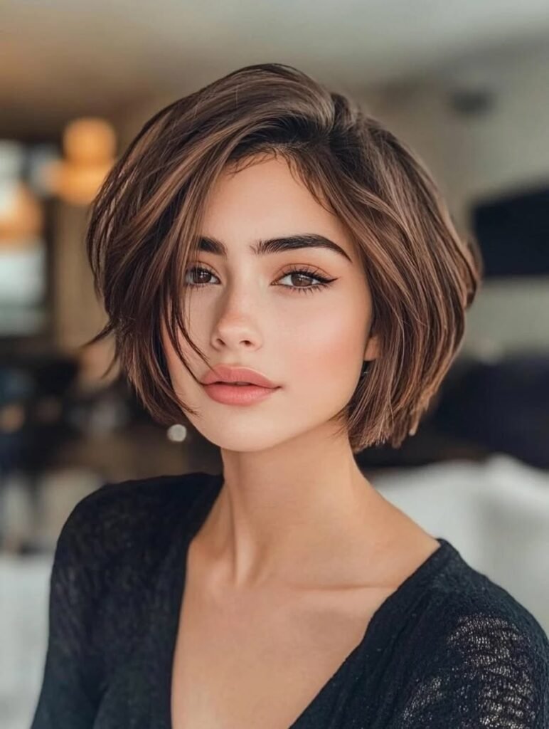 Modern Layered Bob