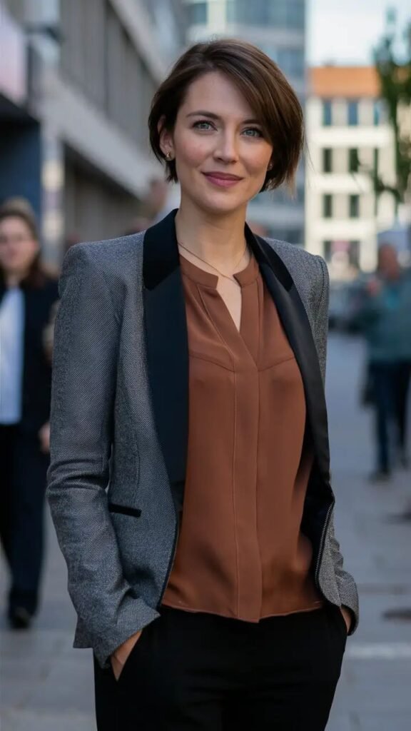 Sleek Professional Short Bob