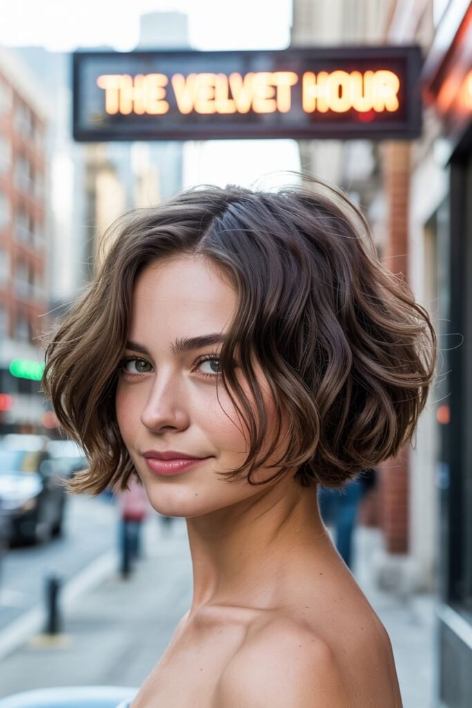 Soft Messy French Bob