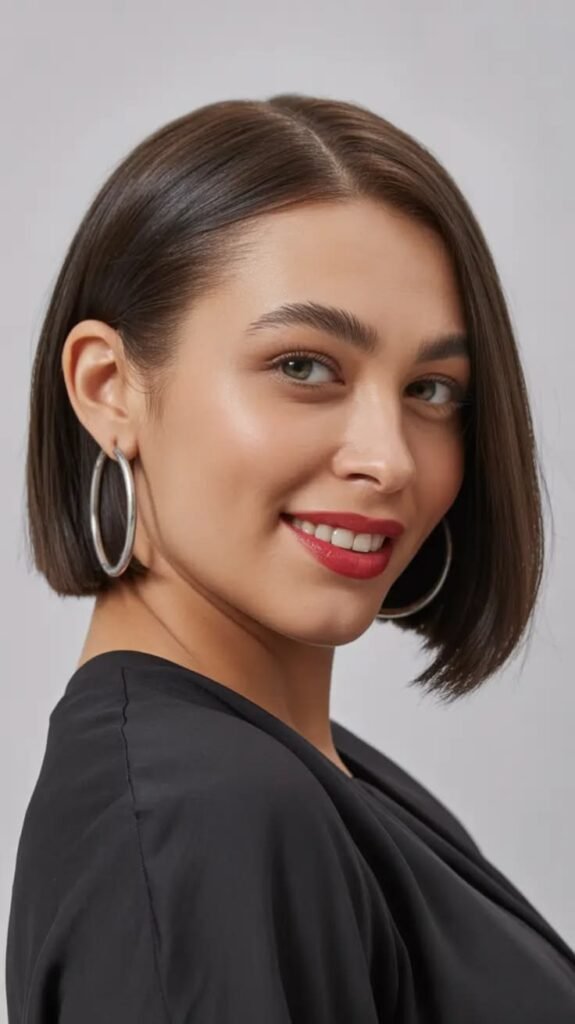 Sleek Straight Short Bob