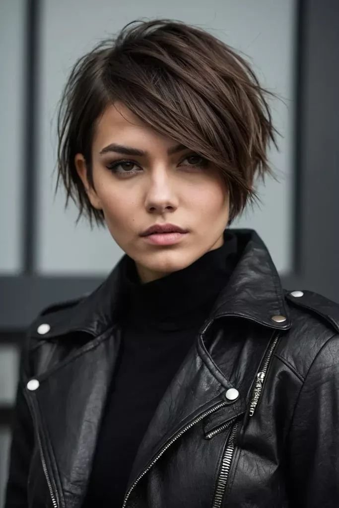Edgy Short Asymmetrical Pixie