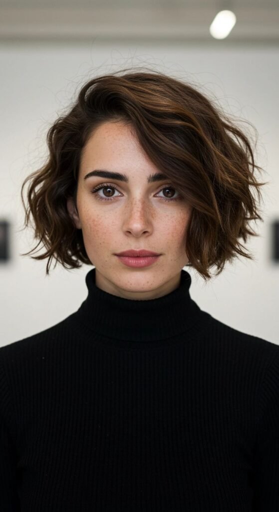 Choppy Textured Short Bob