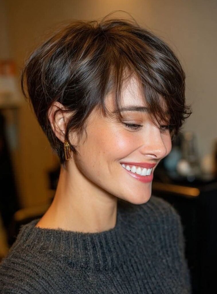 Soft Feminine Pixie Haircut