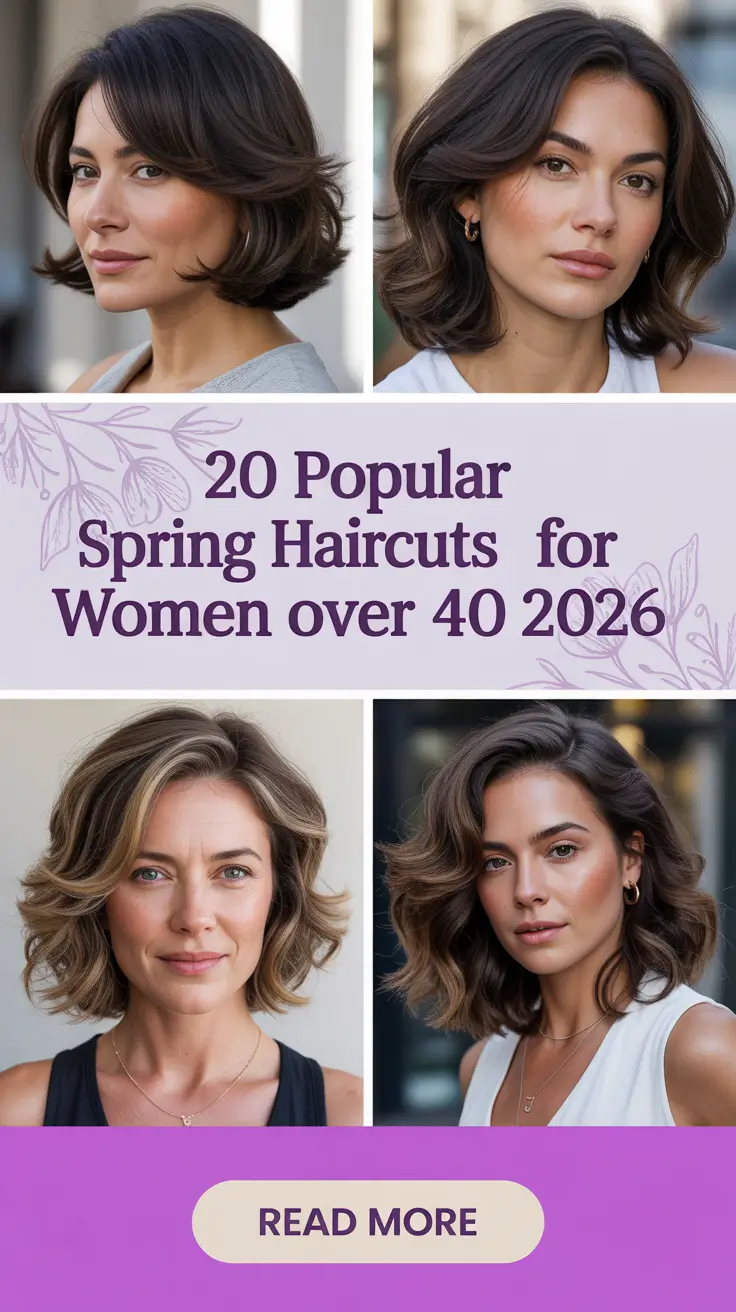 Spring Hairstyles, Women Over 40, Current Hair Trends, Chic Styles