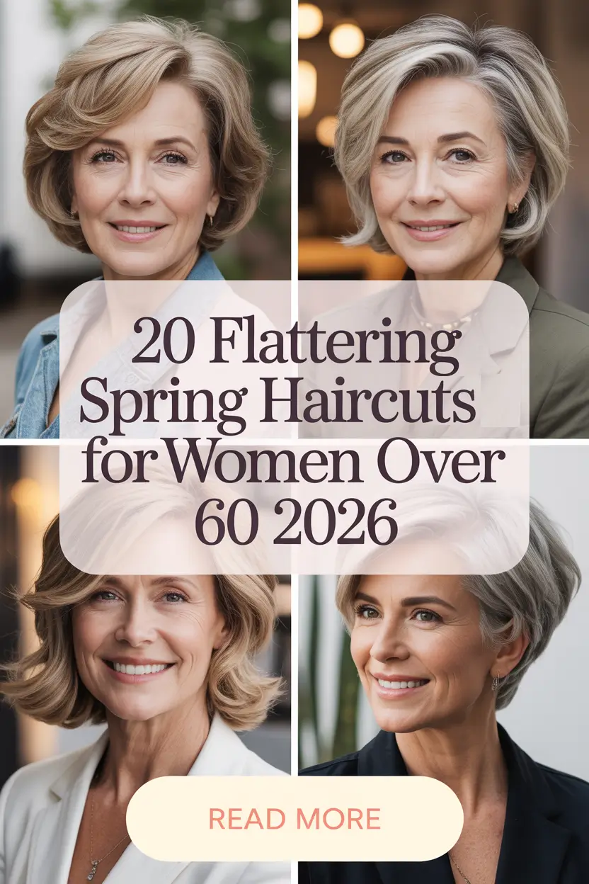 Spring Hairstyles, Women Over 60, Trends, 2026
