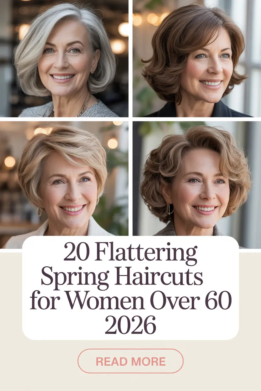 Spring Hairstyles, Women Over 60, Trends, 2026