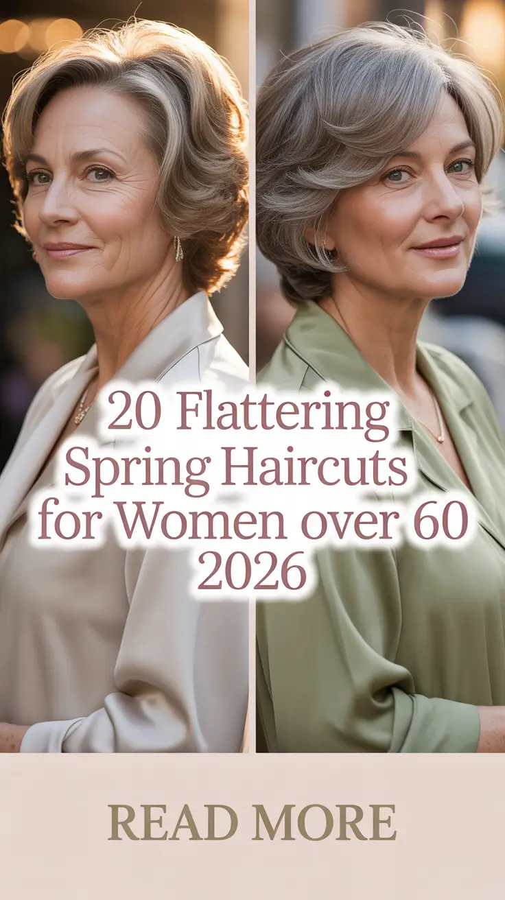 Spring Hairstyles, Women Over 60, Trends, 2026