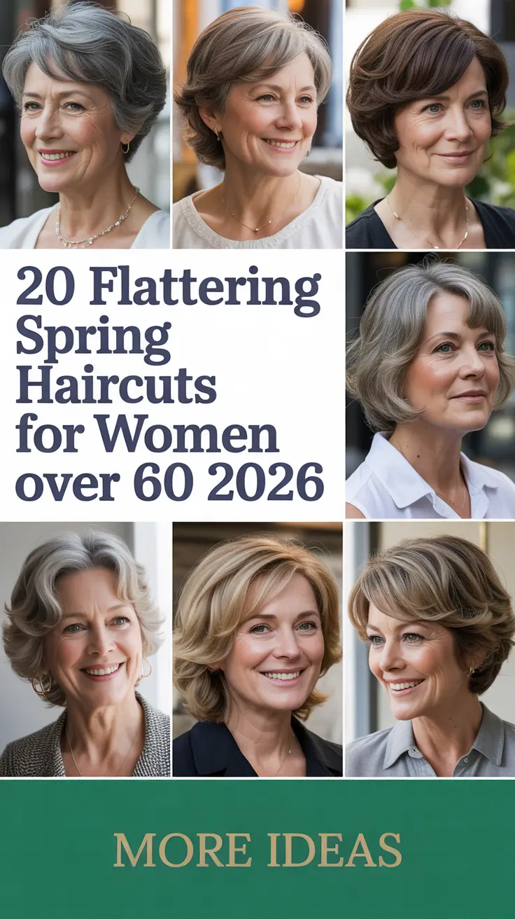 Spring Hairstyles, Women Over 60, Trends, 2026