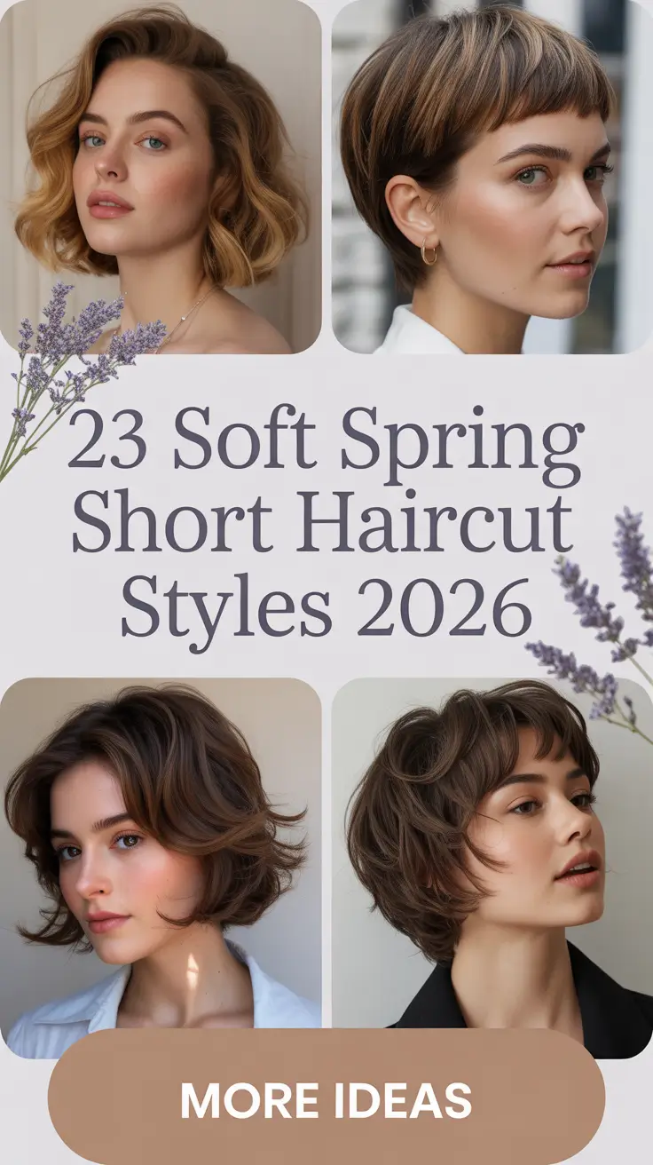 Spring, Short Hairstyle, Trends
