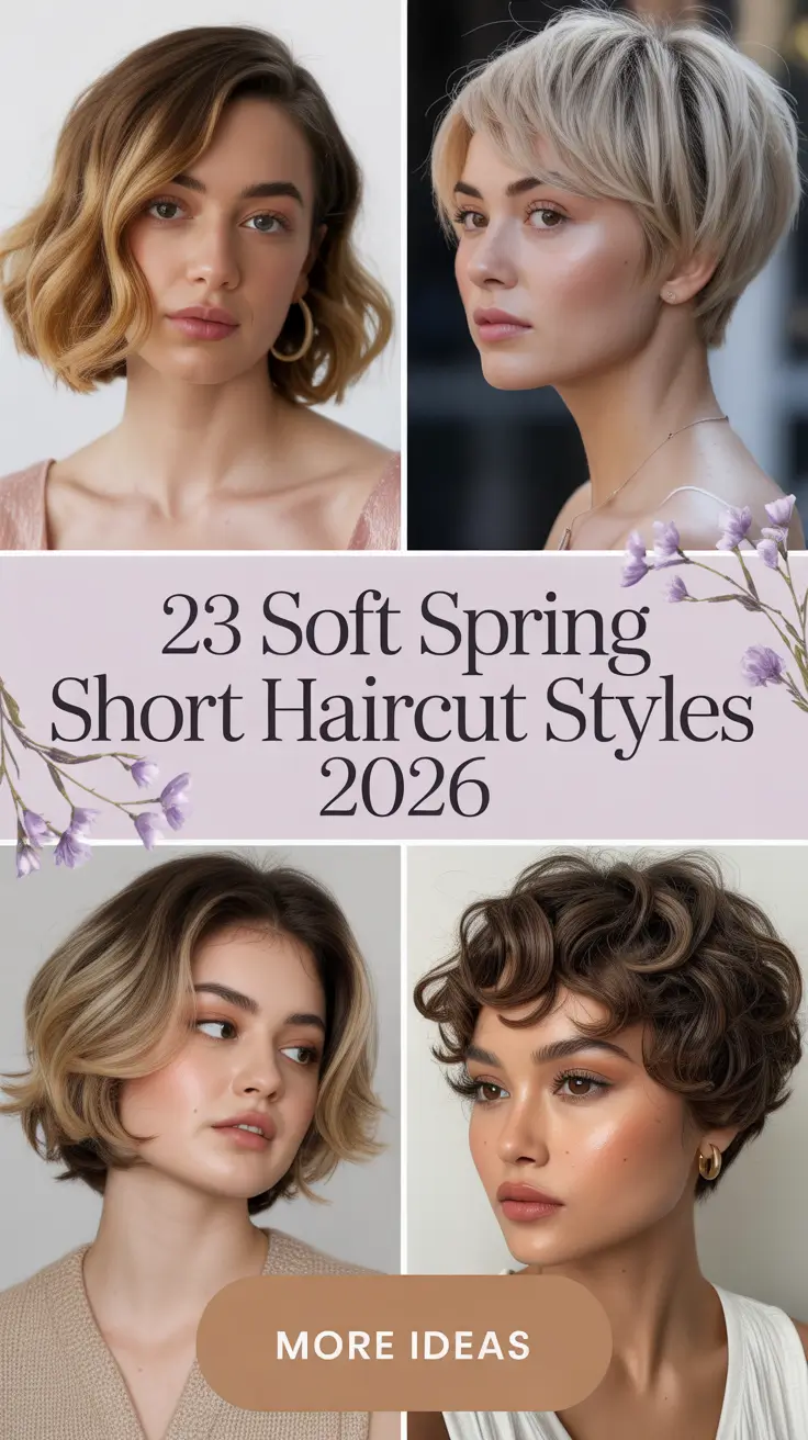 Spring, Short Hairstyle, Trends