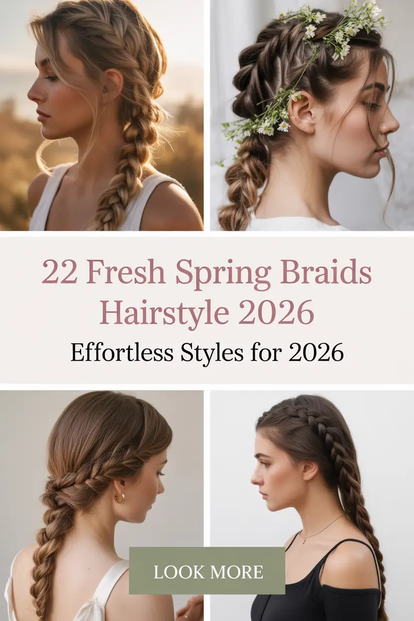Spring Braids, Trendy, Protective