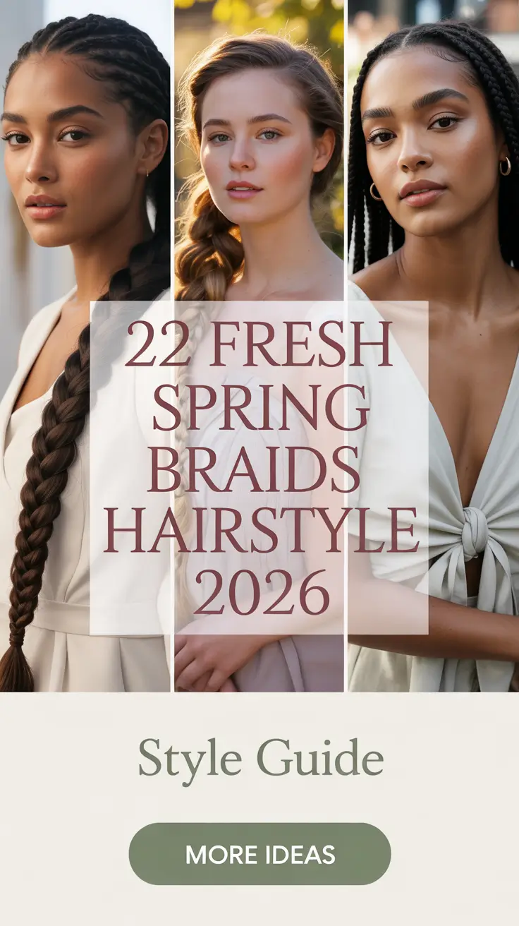 Spring Braids, Trendy, Protective