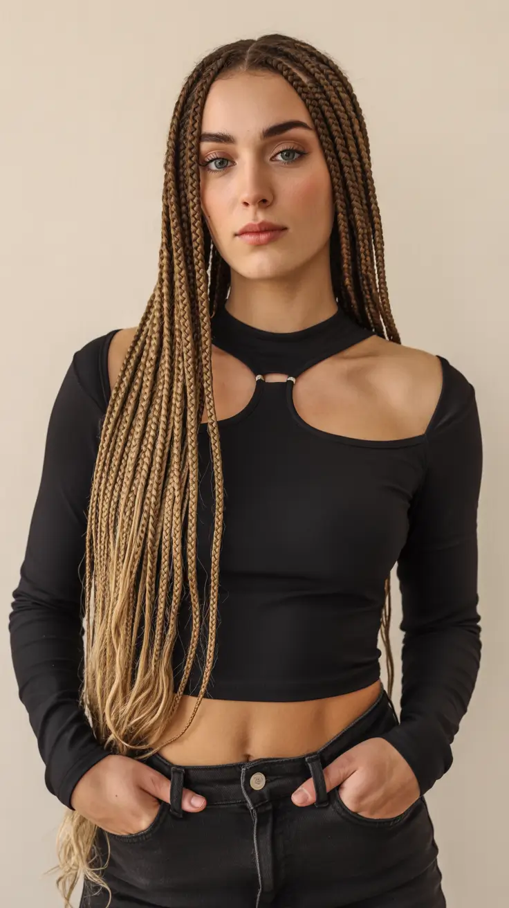 Spring Braids, Trendy, Protective