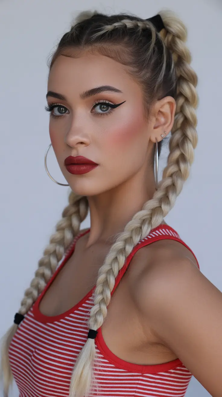 Spring Braids, Trendy, Protective