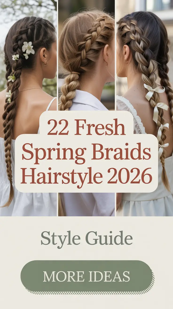Spring Braids, Trendy, Protective