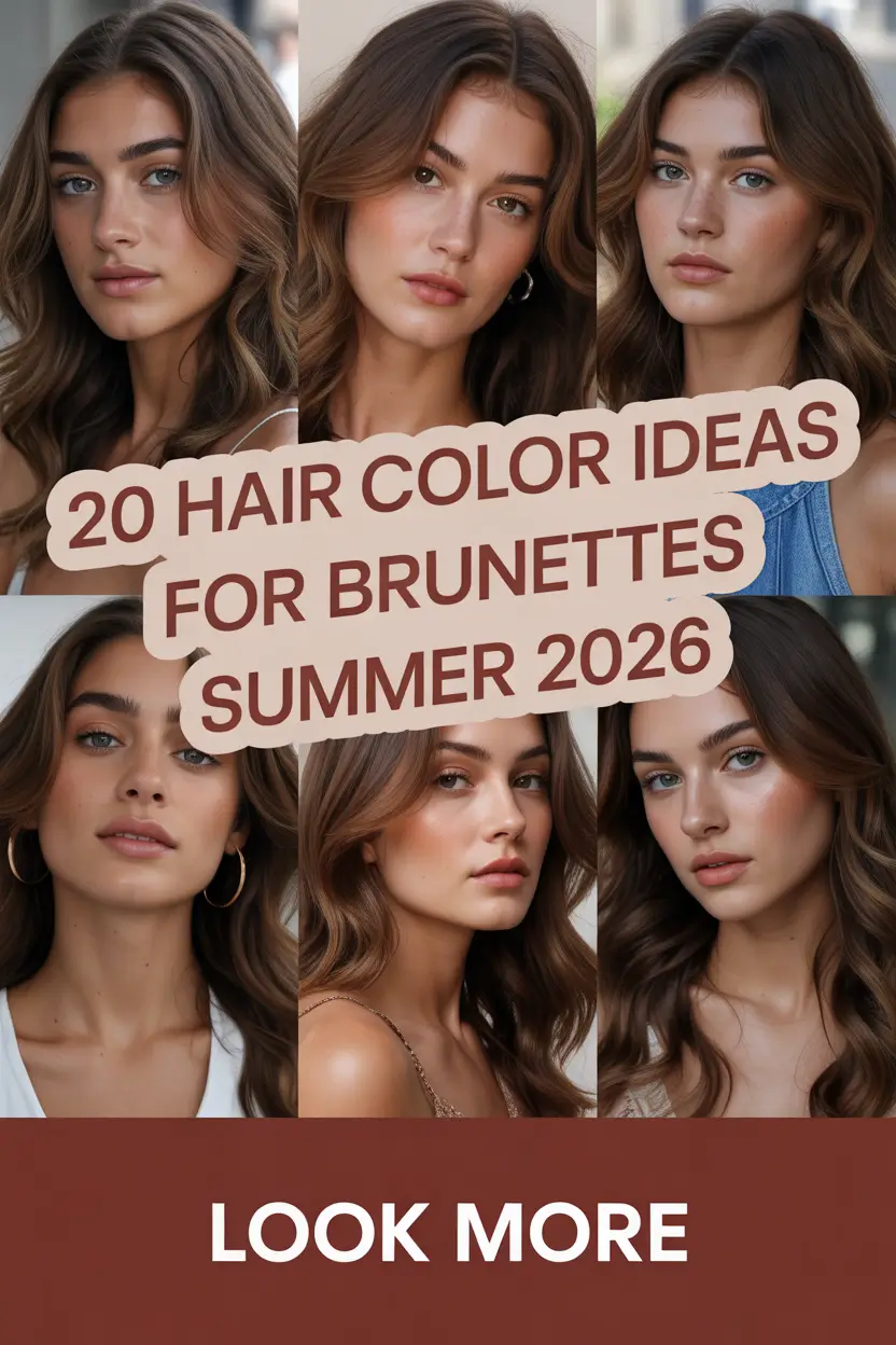 Summer 2026, Hair Color Trends, Brunettes, Blonde Balayage