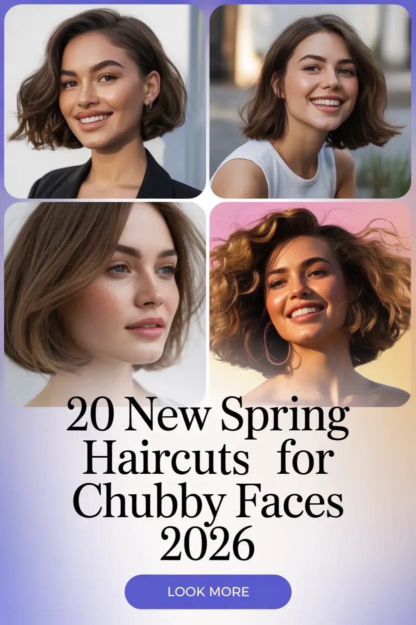 Spring Hairstyles, Round Faces