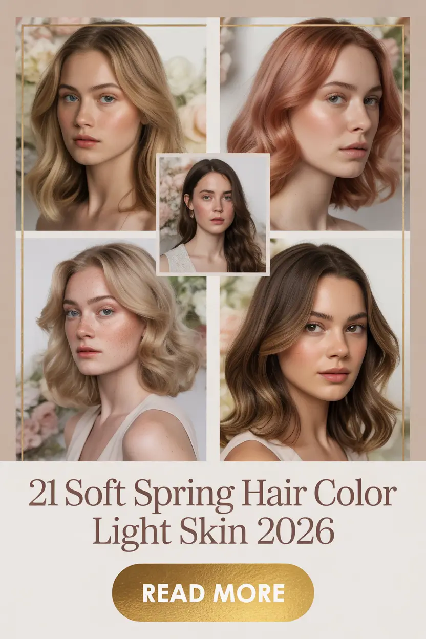 Spring Hair Color Trends, Flattering, Light Skin Tones