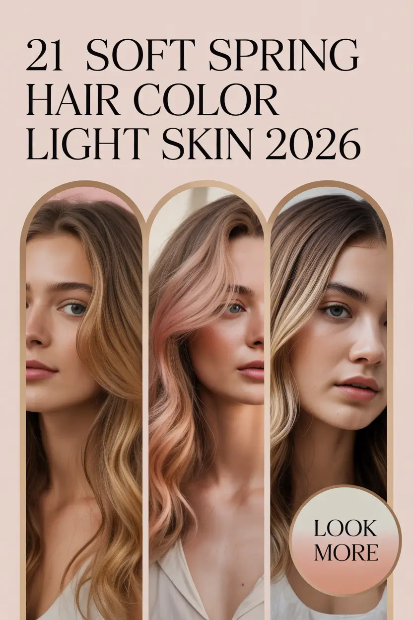 Spring Hair Color Trends, Flattering, Light Skin Tones