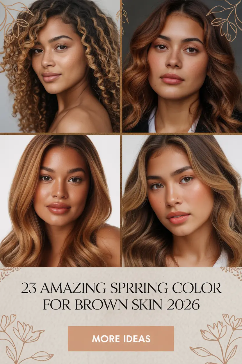 Spring, Hair Color, Brown Skin