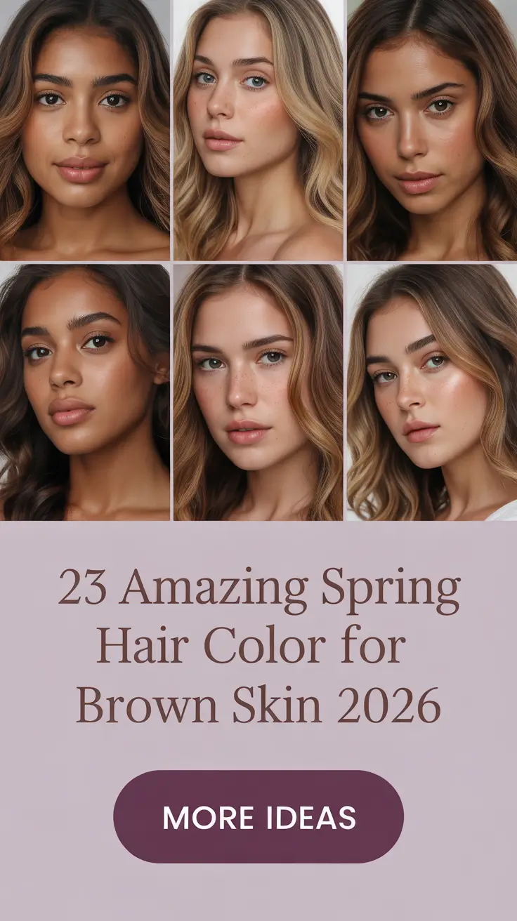 Spring, Hair Color, Brown Skin