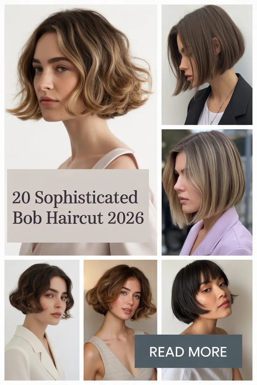 Elegant, Bob, Hairstyles