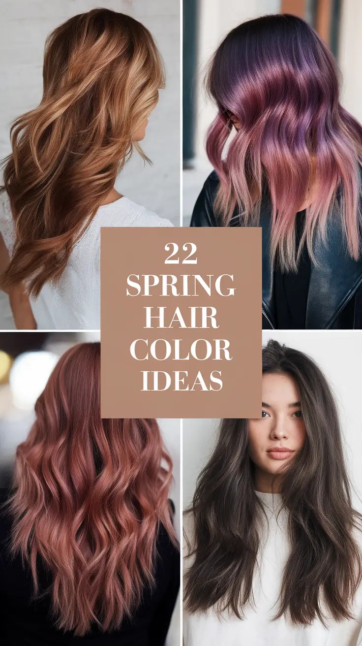 Spring Hair Color, Vibrant Shades