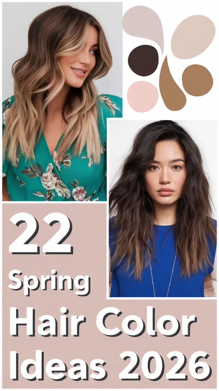 Spring Hair Color, Vibrant Shades
