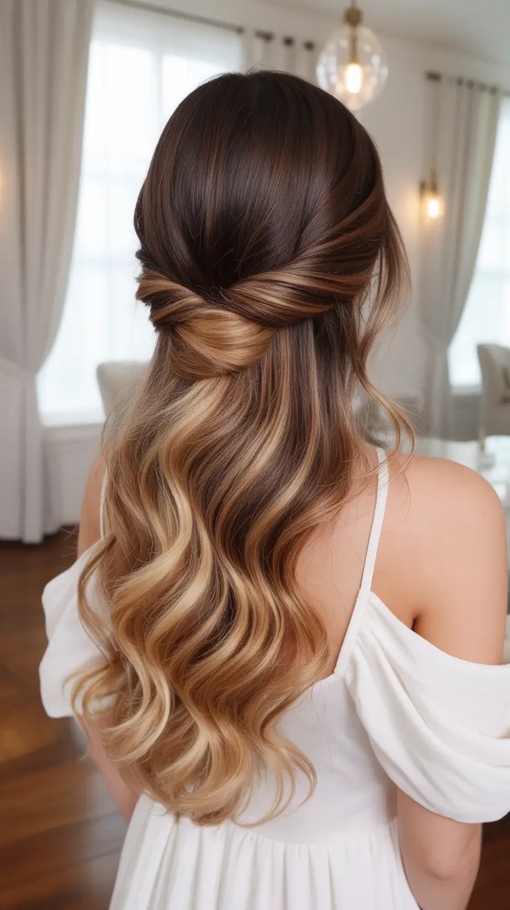 Spring 2026, Hairstyle Trends, Half Up Half Down, Women, Long Hair, Medium Hair, Curly Hair Spring 2026, Hairstyle Trends, Half Up Half Down, Women, Long Hair, Medium Hair, Curly Hair