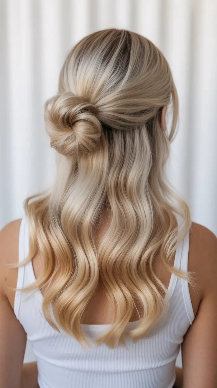 Spring 2026, Hairstyle Trends, Half Up Half Down, Women, Long Hair, Medium Hair, Curly Hair Spring 2026, Hairstyle Trends, Half Up Half Down, Women, Long Hair, Medium Hair, Curly Hair